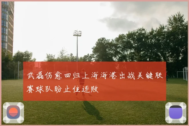 武磊伤愈回归上海海港出战关键联赛球队盼止住连败